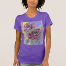 Pesquisar por pinturas da rosa vermelha camisetas Para ela