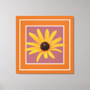 Pesquisar por amarelo e preto impressão de canvas Flor