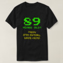 Pesquisar por computação retro camisetas 89 anos