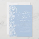 Pesquisar por chá de panela azul e branco convites Noiva