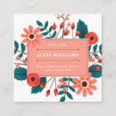 Pesquisar por coral floral cartao de visita Para todos