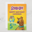 Pesquisar por scooby doo convites Estilo de desenho animado