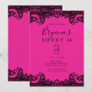 Pesquisar por preto do rosa quente convites Elegante