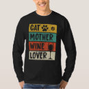 Pesquisar por vinho gato camisetas Mãe