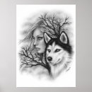 Pesquisar por mulher lobo artes pósteres Menina