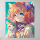Pesquisar por desenhos gato anime artes pósteres Gatinho