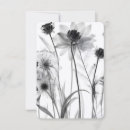 Pesquisar por borda floral rsvp cartões Preto
