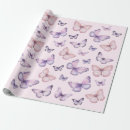 Pesquisar por embrulho da borboleta papel de papel de presente Rosa e roxo