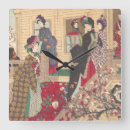 Pesquisar por flores japonesas relogios de parede Flor de cerejeira