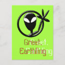 Pesquisar por alienígena engraçada cartoes postais Para ele