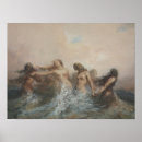 Pesquisar por sereia artes pósteres Vintage