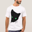 Pesquisar por olhos verdes camisetas Gato cinza