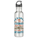 Pesquisar por veterinário garrafa agua Aposentado