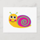 Pesquisar por caracol cartoes postais Desenho