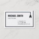 Pesquisar por eletricidade cartao de visita Minimalista