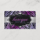 Pesquisar por zebra roxa cartao de visita Animal