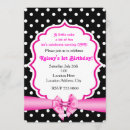 Pesquisar por preto com bolinhas brancas convites Rosa