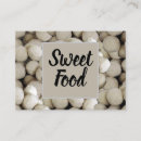 Pesquisar por comida doce cartao de visita Para ela