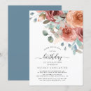 Pesquisar por flor azul convites Floral aquarela