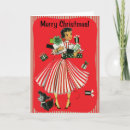 Pesquisar por christmas shopping cartoes postais Retro