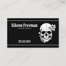 Pesquisar por tatuagem do crânio cartao de visita Gótico