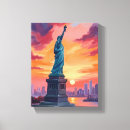 Pesquisar por a estátua da liberdade impressão de canvas Arte
