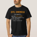 Pesquisar por engenheiro civil engraçado camisetas Definição