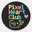 Pesquisar por coração pixel adesivos Retrô