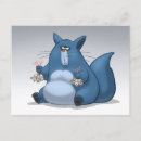 Pesquisar por gato gordo cartoes postais Azul