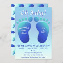 Pesquisar por baby feet convites Azul