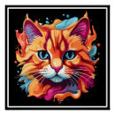 Pesquisar por gatos coloridos pôsteres pósteres Animais de companhia