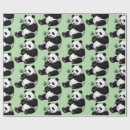 Pesquisar por urso panda papel de presente Padrão