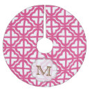 Pesquisar por rosa quente saias para árvore de natal Monograma