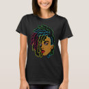 Pesquisar por cabelo africano camisetas Mulher