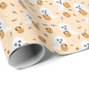 Pesquisar por fantasmas papel de presente Laranja