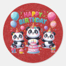 Pesquisar por aniversário panda adesivos Balões