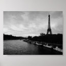 Pesquisar por torre eiffel preto e branco pósteres Bonito
