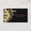 Pesquisar por music notes cartao de visita Ouro