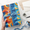Pesquisar por nuvens no céu papel de presente Aniversário