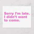 Pesquisar por desculpa cartoes postais Atrasado