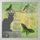 Pesquisar por gato francês pósteres Vintage