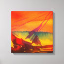 Pesquisar por vela impressão de canvas Vermelho