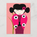 Pesquisar por boneca kokeshi convites Rosa