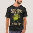 Pesquisar por coisas estranhas camisetas Meme de sapo