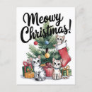Pesquisar por natal meowy cartoes postais Engraçado