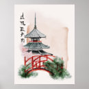 Pesquisar por templo japonês pósteres Aquarela