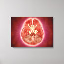 Pesquisar por cérebro impressão de canvas Imagem gerada digitalmente