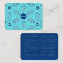 Pesquisar por calendário cartao de visita Azul