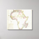 Pesquisar por mapa do país impressão de canvas Sul