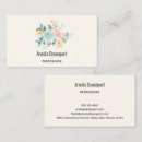 Pesquisar por flores azuis bonito cartao de visita Aquarela